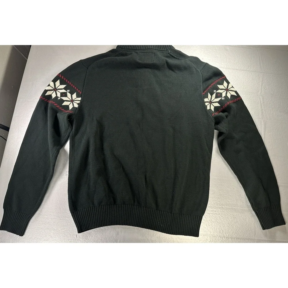 NWT Weatherproof Vintage The Holiday Sweater Mens Large 1/4 Zip‎ Pullover